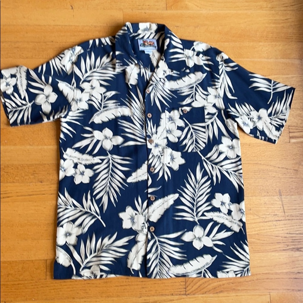 VTG Silk NWOT Paradise Coves Hawaiian shirt